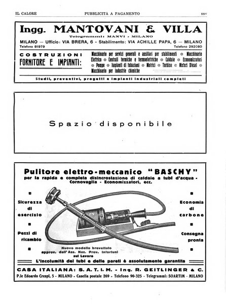 Il calore rassegna tecnica mensile dell'Associazione nazionale per il controllo della combustione