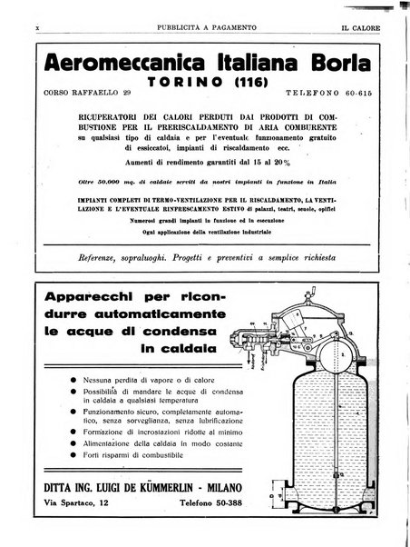 Il calore rassegna tecnica mensile dell'Associazione nazionale per il controllo della combustione