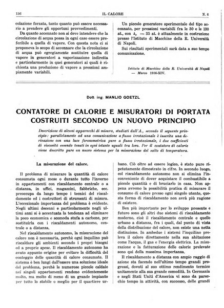 Il calore rassegna tecnica mensile dell'Associazione nazionale per il controllo della combustione