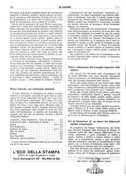 Il calore rassegna tecnica mensile dell'Associazione nazionale per il controllo della combustione