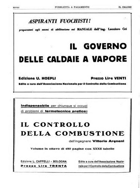 Il calore rassegna tecnica mensile dell'Associazione nazionale per il controllo della combustione