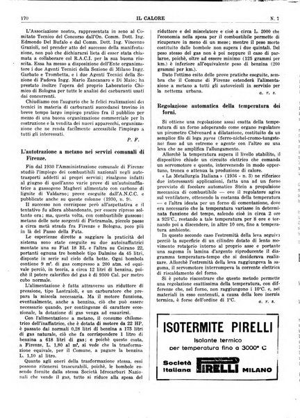 Il calore rassegna tecnica mensile dell'Associazione nazionale per il controllo della combustione