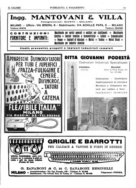 Il calore rassegna tecnica mensile dell'Associazione nazionale per il controllo della combustione