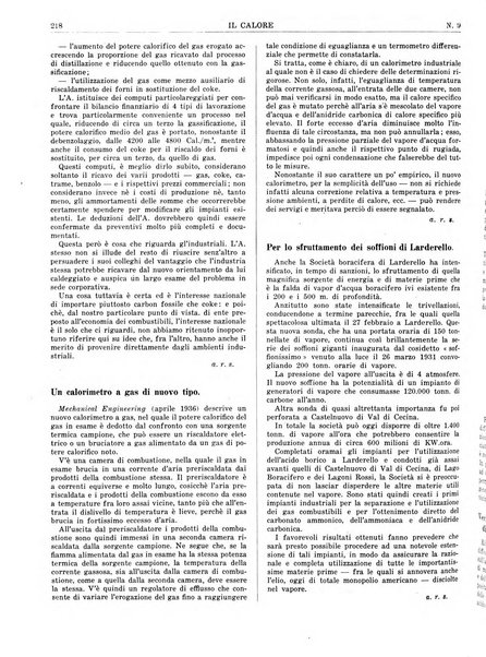 Il calore rassegna tecnica mensile dell'Associazione nazionale per il controllo della combustione