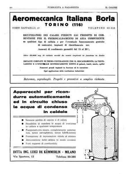 Il calore rassegna tecnica mensile dell'Associazione nazionale per il controllo della combustione