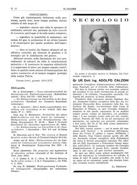 Il calore rassegna tecnica mensile dell'Associazione nazionale per il controllo della combustione