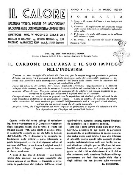 Il calore rassegna tecnica mensile dell'Associazione nazionale per il controllo della combustione