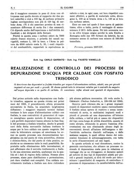 Il calore rassegna tecnica mensile dell'Associazione nazionale per il controllo della combustione