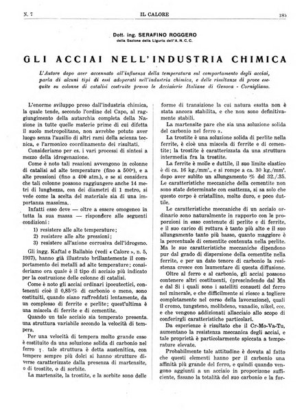 Il calore rassegna tecnica mensile dell'Associazione nazionale per il controllo della combustione