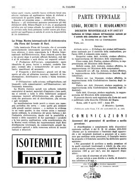 Il calore rassegna tecnica mensile dell'Associazione nazionale per il controllo della combustione