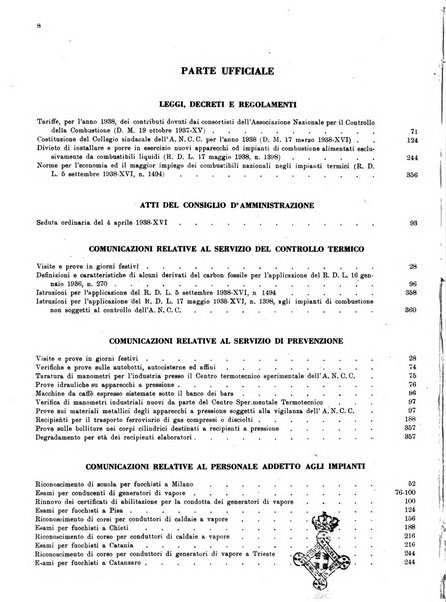 Il calore rassegna tecnica mensile dell'Associazione nazionale per il controllo della combustione