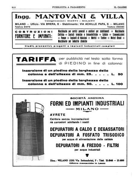 Il calore rassegna tecnica mensile dell'Associazione nazionale per il controllo della combustione