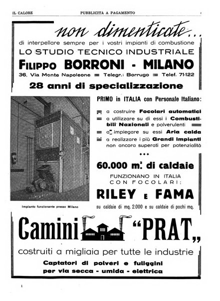 Il calore rassegna tecnica mensile dell'Associazione nazionale per il controllo della combustione