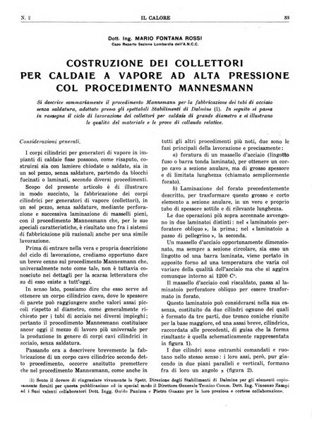 Il calore rassegna tecnica mensile dell'Associazione nazionale per il controllo della combustione