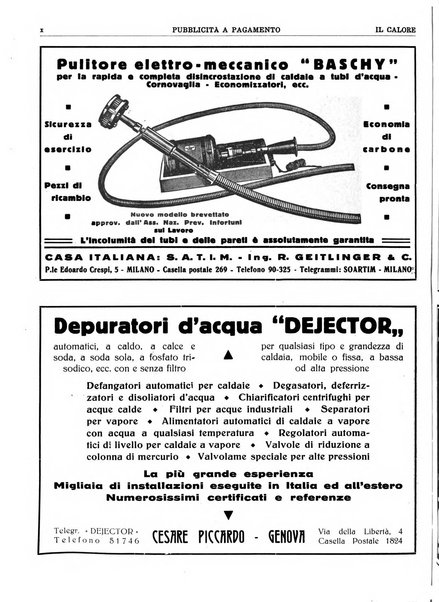 Il calore rassegna tecnica mensile dell'Associazione nazionale per il controllo della combustione