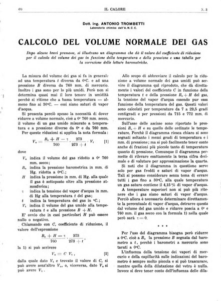 Il calore rassegna tecnica mensile dell'Associazione nazionale per il controllo della combustione