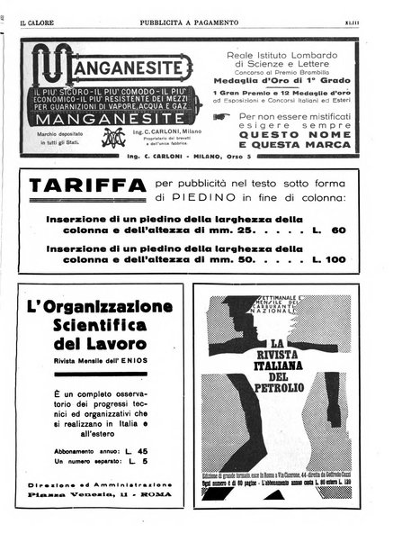 Il calore rassegna tecnica mensile dell'Associazione nazionale per il controllo della combustione