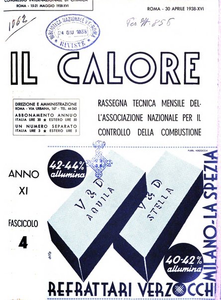 Il calore rassegna tecnica mensile dell'Associazione nazionale per il controllo della combustione