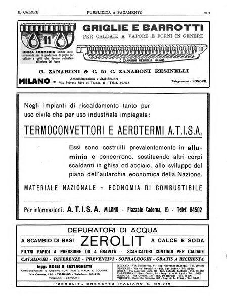 Il calore rassegna tecnica mensile dell'Associazione nazionale per il controllo della combustione