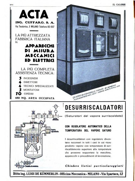 Il calore rassegna tecnica mensile dell'Associazione nazionale per il controllo della combustione