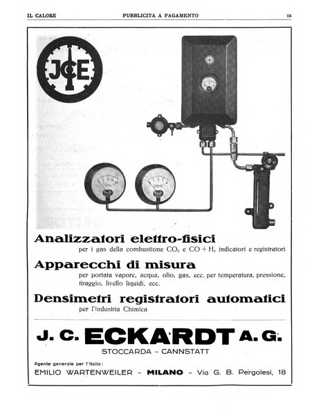 Il calore rassegna tecnica mensile dell'Associazione nazionale per il controllo della combustione