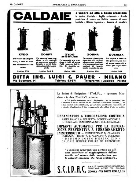 Il calore rassegna tecnica mensile dell'Associazione nazionale per il controllo della combustione