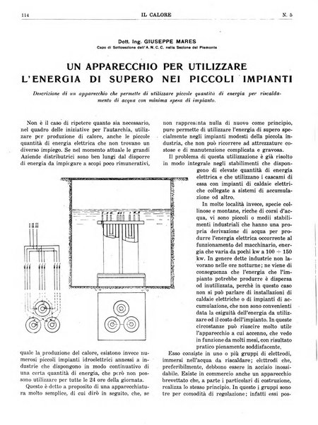 Il calore rassegna tecnica mensile dell'Associazione nazionale per il controllo della combustione