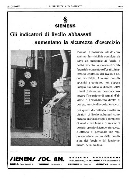 Il calore rassegna tecnica mensile dell'Associazione nazionale per il controllo della combustione