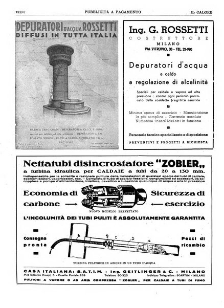 Il calore rassegna tecnica mensile dell'Associazione nazionale per il controllo della combustione