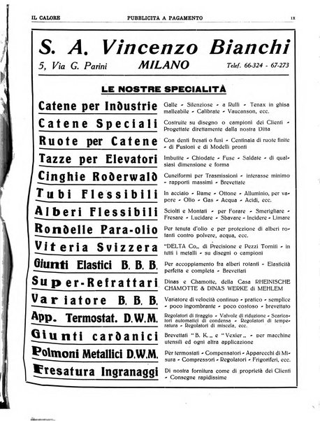 Il calore rassegna tecnica mensile dell'Associazione nazionale per il controllo della combustione