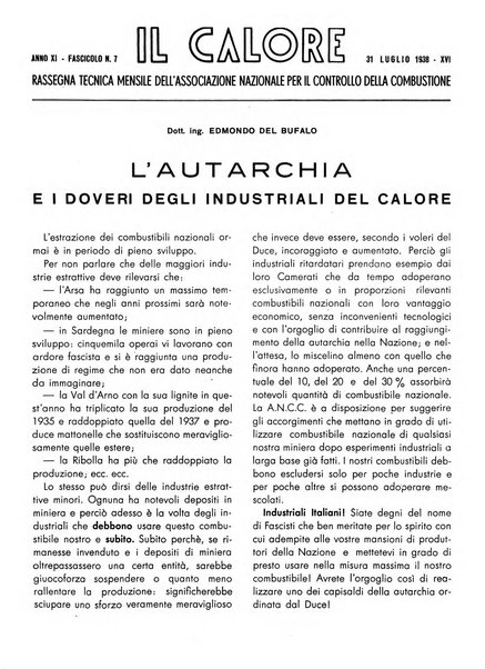 Il calore rassegna tecnica mensile dell'Associazione nazionale per il controllo della combustione