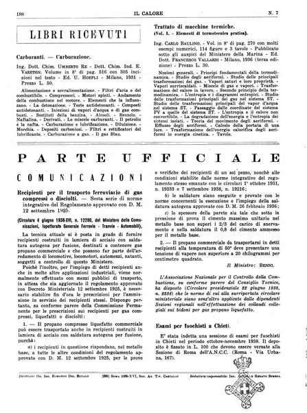 Il calore rassegna tecnica mensile dell'Associazione nazionale per il controllo della combustione