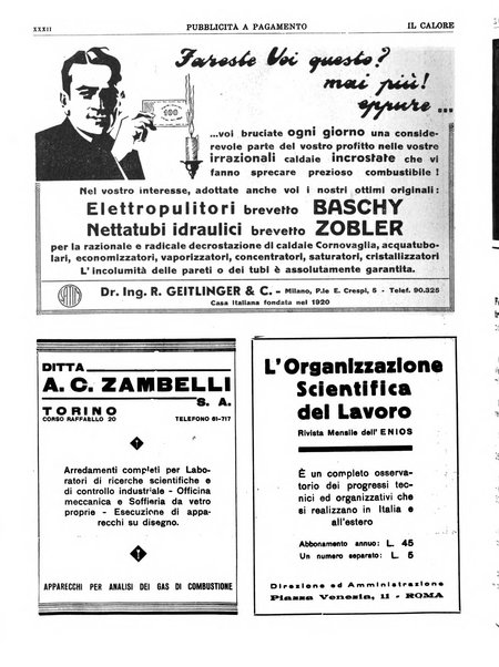 Il calore rassegna tecnica mensile dell'Associazione nazionale per il controllo della combustione