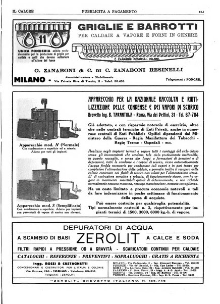 Il calore rassegna tecnica mensile dell'Associazione nazionale per il controllo della combustione