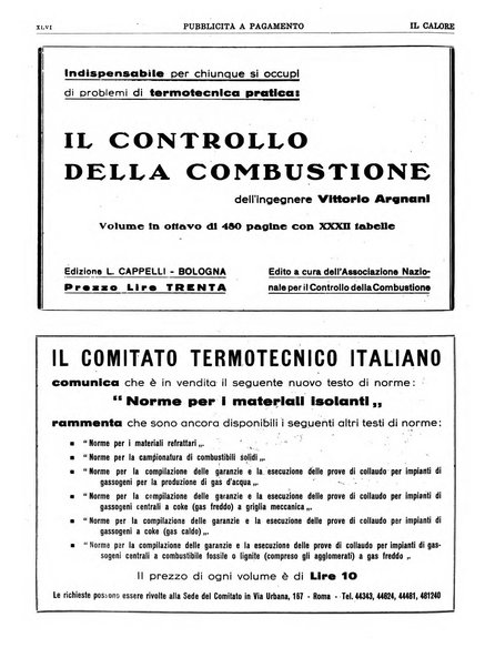 Il calore rassegna tecnica mensile dell'Associazione nazionale per il controllo della combustione