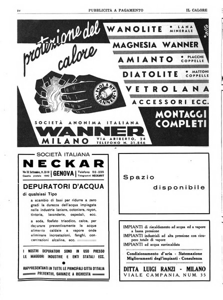 Il calore rassegna tecnica mensile dell'Associazione nazionale per il controllo della combustione