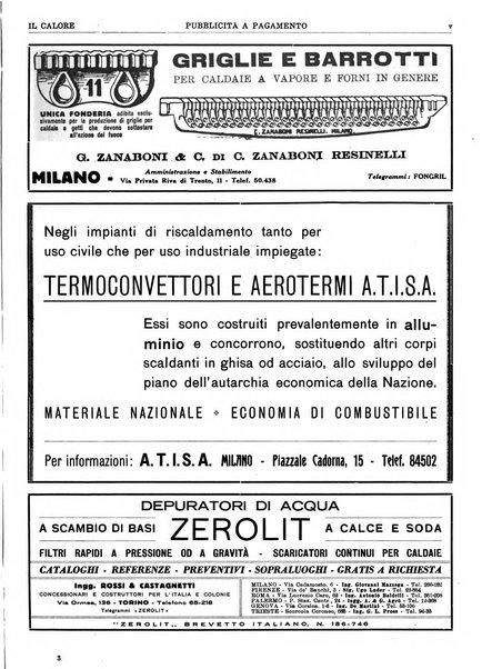 Il calore rassegna tecnica mensile dell'Associazione nazionale per il controllo della combustione