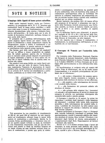 Il calore rassegna tecnica mensile dell'Associazione nazionale per il controllo della combustione