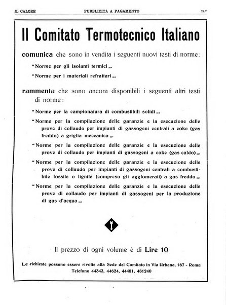 Il calore rassegna tecnica mensile dell'Associazione nazionale per il controllo della combustione