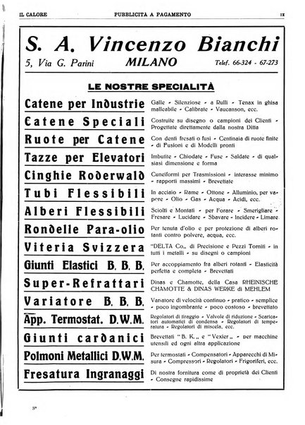 Il calore rassegna tecnica mensile dell'Associazione nazionale per il controllo della combustione