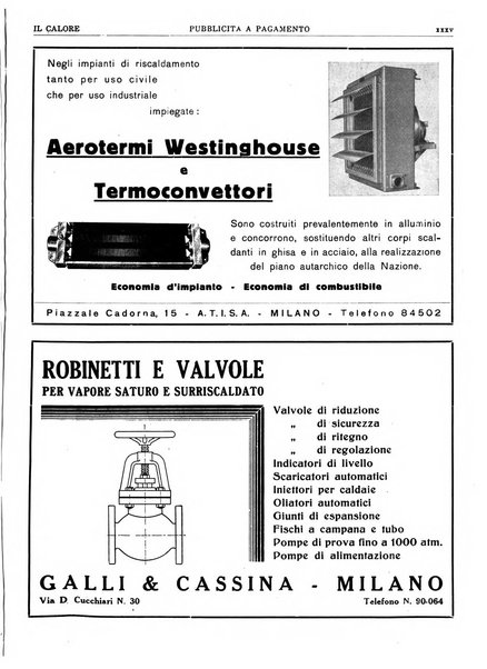 Il calore rassegna tecnica mensile dell'Associazione nazionale per il controllo della combustione