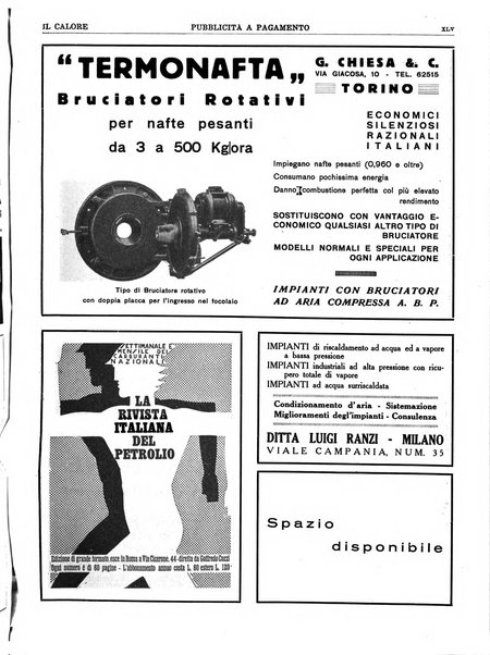 Il calore rassegna tecnica mensile dell'Associazione nazionale per il controllo della combustione