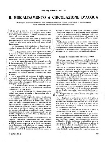 Il calore rassegna tecnica mensile dell'Associazione nazionale per il controllo della combustione