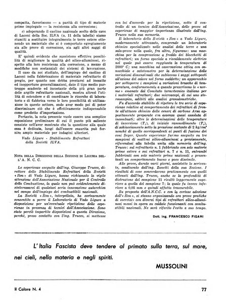 Il calore rassegna tecnica mensile dell'Associazione nazionale per il controllo della combustione