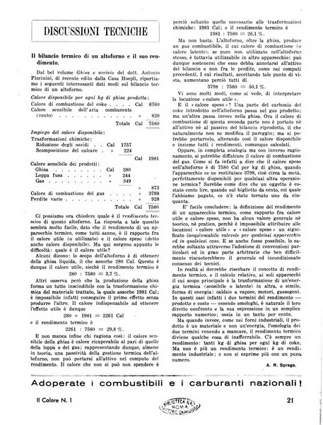 Il calore rassegna tecnica mensile dell'Associazione nazionale per il controllo della combustione