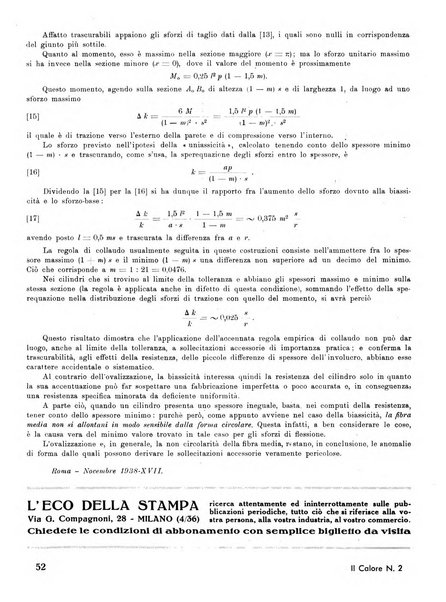 Il calore rassegna tecnica mensile dell'Associazione nazionale per il controllo della combustione