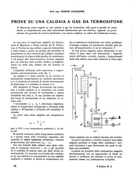 Il calore rassegna tecnica mensile dell'Associazione nazionale per il controllo della combustione