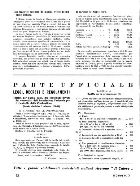 Il calore rassegna tecnica mensile dell'Associazione nazionale per il controllo della combustione