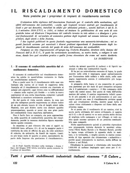 Il calore rassegna tecnica mensile dell'Associazione nazionale per il controllo della combustione