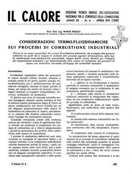 Il calore rassegna tecnica mensile dell'Associazione nazionale per il controllo della combustione